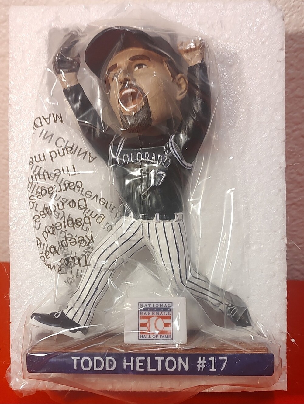 Todd Helton #17 Colorado Rockies Bobblehead MLB 2024 NIB HOF Sports Memorabilia